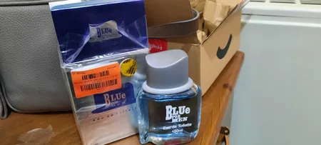ادو تویلت مردانه رساسی مدل Blue for men با رایحه خنک و تند حجم 100 میلی لیتر