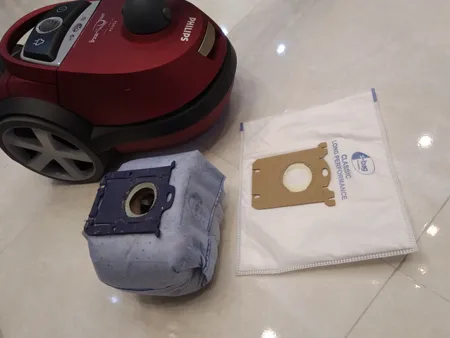 پاکت جاروبرقی مدل فیلیپس دو بسته 4 عددى همراه فیلتر مناسب جاروبرقى هاى فيليپس الكترولوكس و آاگ