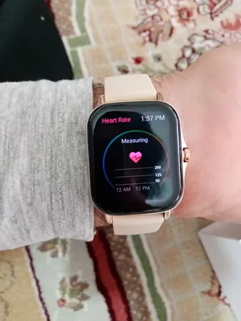 ساعت هوشمند امیزفیت مدل GTS 2 Global بند سیلیکونی