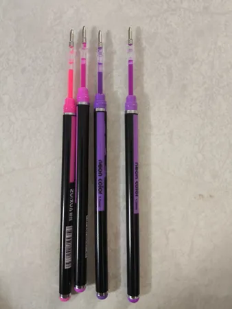 روان نویس مدل NEON GLITTER  بسته 24 عددی