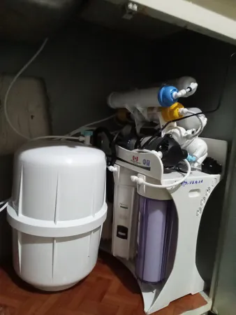 دستگاه تصفیه کننده آب آکوآ اسپرینگ مدل NF - SF4400 به همراه فیلتر تصفیه اب کد 01 مجموعه 3 عددی