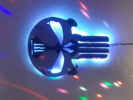 چراغ دیواری مدل اسکلت طرح مانستر