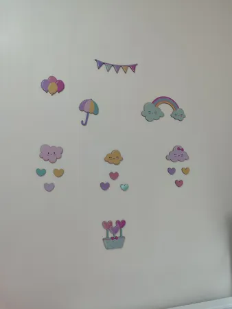 استیکر چوبی کودک باروچین مدل دوستی کد 1306