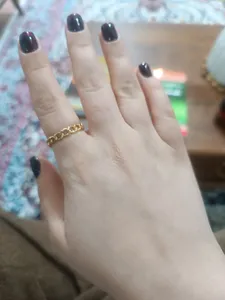 تجریه خرید انگشتر طلا 18 عیار زنانه با طرح کارتیه مدل 0827 سایز 54