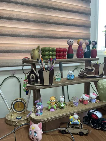 طبقه دیواری چوبی مدل 003