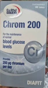 تجریه خرید قرص کروم 200 میکروگرمی یورو ویتال بسته 60 عددی