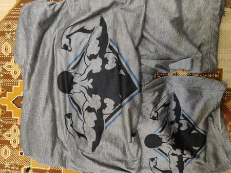 ست تی شرت آستین کوتاه و شلوارک مردانه مدل بدنسازی کد C65