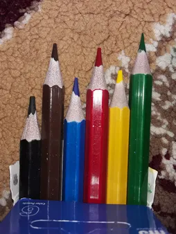 مداد رنگی 6 رنگ آدمیرال مدل MDF