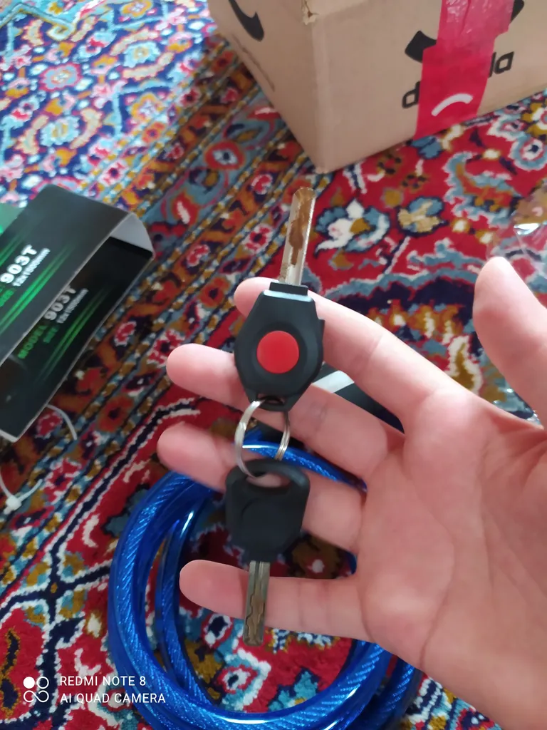 قفل دوچرخه اوکی مدل 12-150 کد 996