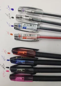 تجریه خرید خودکار و روان نویس کاندید و مورنو سی کلاس مدل ژل پن رنگی مجموعه 8 عددی