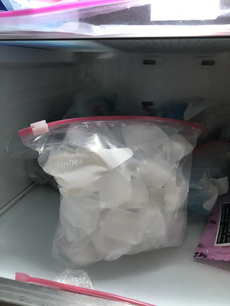 کیسه زیپ دار زیپ بگ دلاور مدل اسلایدر متوسط Large دو بسته 20 عددی