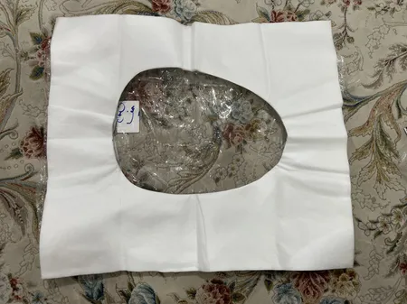 روکش یکبار مصرف توالت فرنگی گرمینه مدل 0200 بسته ۲۰۰ عددی