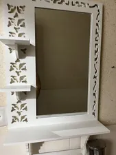 تجریه خرید آینه سرویس بهداشتی خونه خاص طرح گل