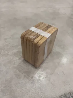 زیر لیوانی مدل وادی طرح مربع بسته شش عددی