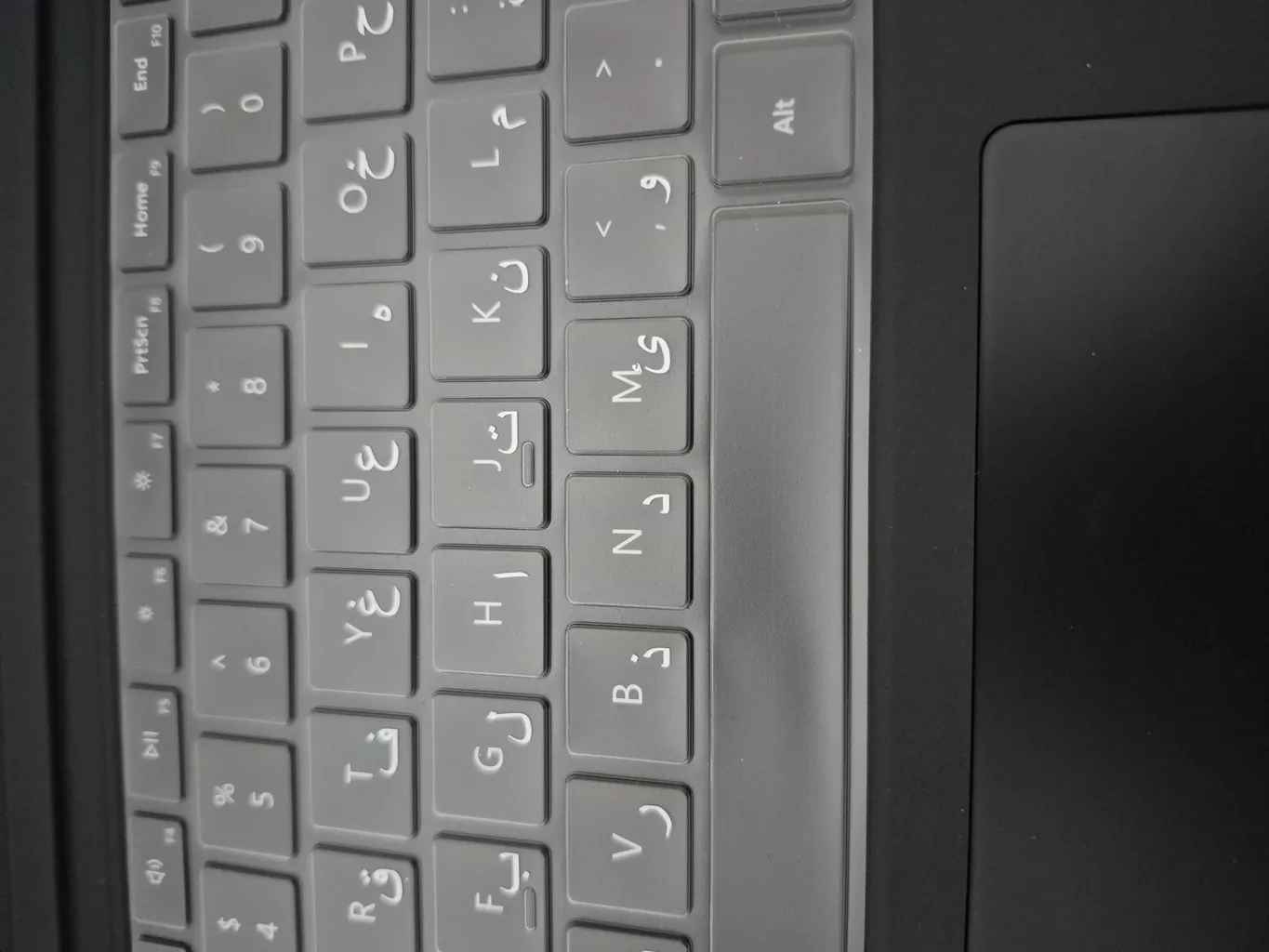 محافظ کیبورد حروف فارسی ای جی دبلیو مدل 01 مناسب برای سرفیس پرو +4,5,6,7,7