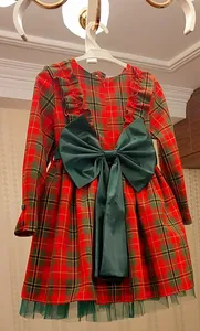 تجریه خرید ست پیراهن و گیره مو دخترانه ژاکید مدل کریسمس نارینه