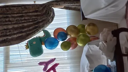 بادکنک فویلی مستر تم طرح دایناسور تی رکس پلاس