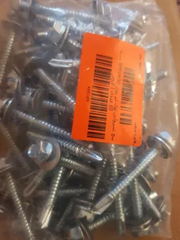 پیچ شیروانی نوک تیز مدل BPM14-50 بسته 60 عددی