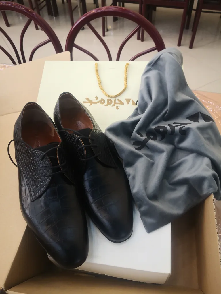 کفش مردانه چرم مشهد مدل J6137