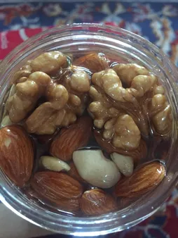 عسل معجون چهار مغز سالمین - 450 گرم