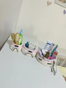 تجریه خرید ست سبد وسایل کودک طرح یونیکورن کد 1 مجموعه 3 عددی