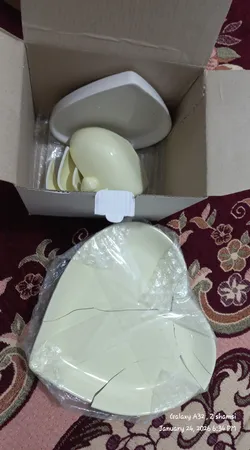 سرویس صبحانه‌خوری 19 پارچه 2 نفر مدل آلتین سرام طرح قلب