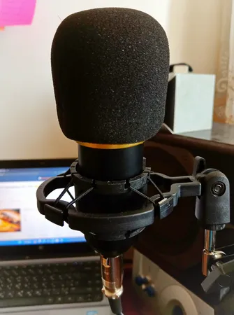 میکروفون استودیویی مدل BM800 به همراه کارت صدا V8