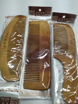 شانه مدل چوبی بسته سه عددی