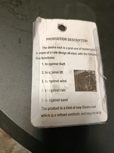 تجریه خرید قفل دیسکی موتور سیکلت موتو لاک مدل فولادی کد A13