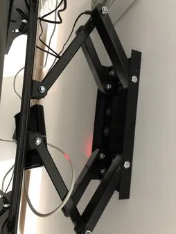 پایه دیواری تلویزیون دینا مدل متحرک دوبازو مناسب برای تلویزیون های 37 تا 60 اینچ