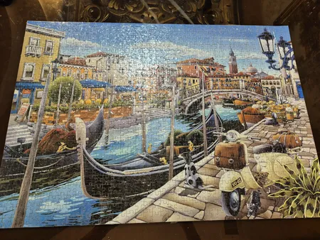 پازل 1000 تکه ایران پازل طرح شهر آبی