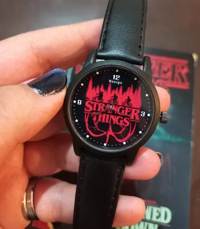 ساعت مچی عقربه ای ناکسیگو طرح Stranger Things کد LF4245