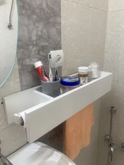 پایه رول دستمال توالت سایا کابینت مدل s57