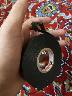 چسب دو طرفه یک سانت عرض پنج متر طول