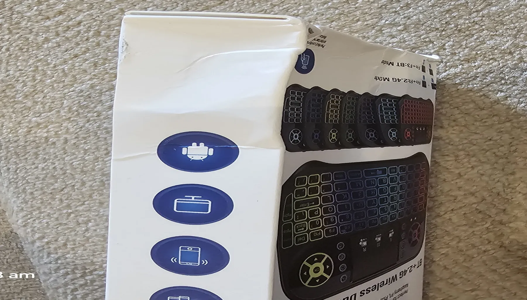 مینی کیبورد بی سیم همراه با تاچ پد مدل I10