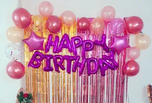 تجریه خرید بادکنک فویلی مسترتم طرح هپی برث دی پلاس بسته 25 عددی