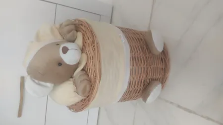 سبد رخت چرک مدل خرس نانان کد SLN-S-S