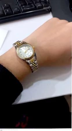 ساعت مچی عقربه ای زنانه مدل دیت جاست