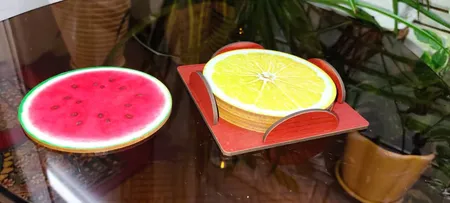 زیرلیوانی ژیوار طرح Fruits