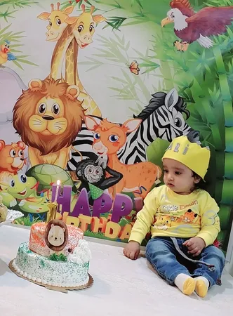 بنر تولد طرح حیوانات جنگل کد 1109