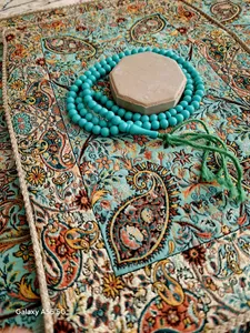 تجریه خرید سجاده جانماز ترمه نگین خاتم طرح افشاری کد SBZ