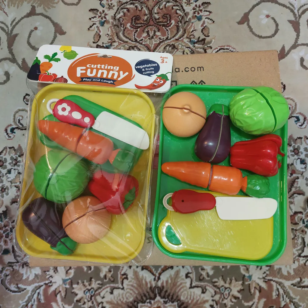 اسباب بازی مدل مدل میوه برشی cutting funny کد z123