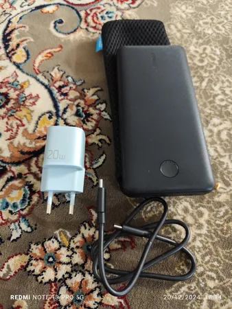 پاوربانک 20 وات انکر مدل A1287 ظرفیت 20000 میلی آمپر ساعت