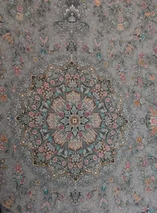 تجریه خرید روفرشی مدل روفرشی کشدار نانو ابریشم کد 434 زمینه طوسی