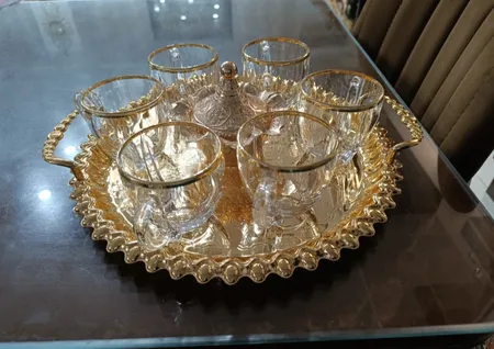 فنجان مدل Seltik لب طلایی بسته 6 عددی