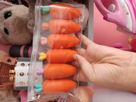 ماژیک علامت گذار مدل هویج کد 809 بسته 6 عددی