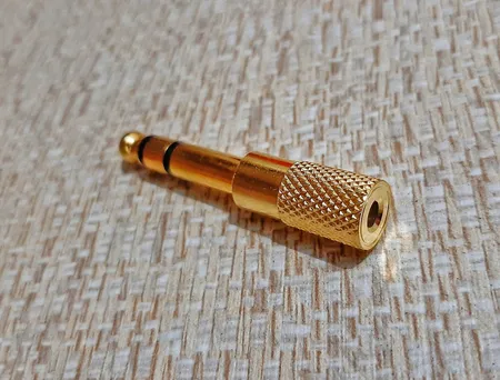 مبدل جک 3.5 به 6.3 میلی متری استریو