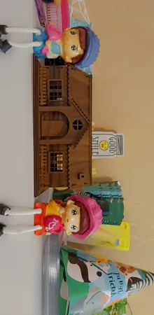 جعبه دستمال کاغذی طرح کلبه کد 0120