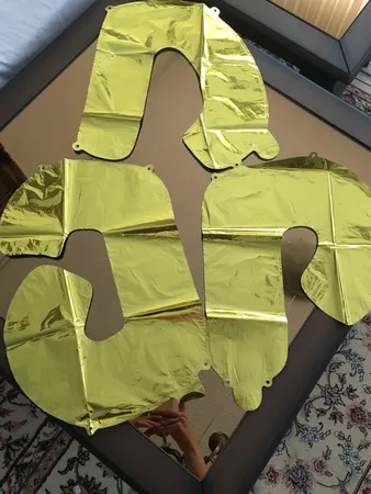 بادکنک فویلی طرح هپی برز دی مجموعه 13 عددی