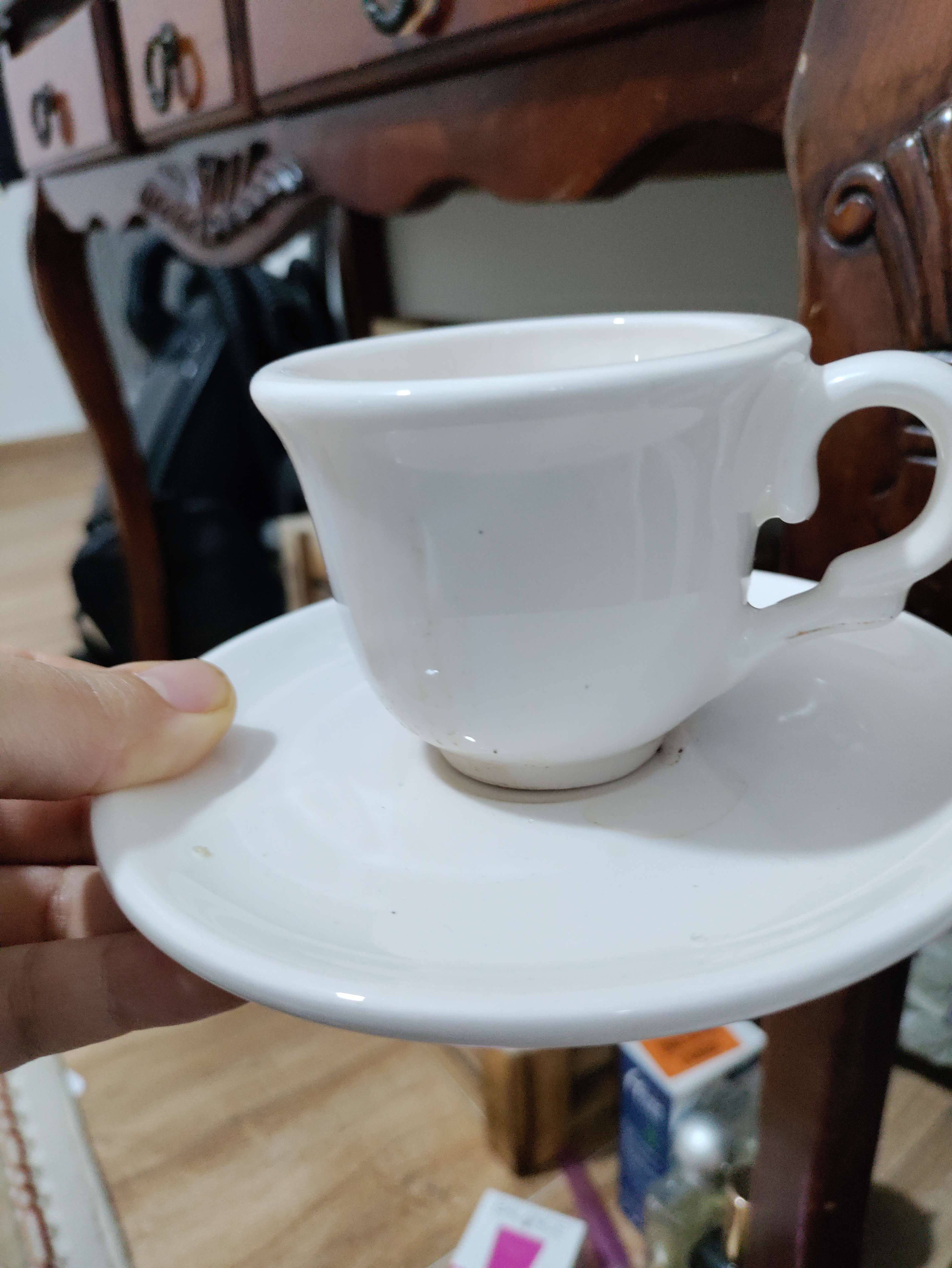 ست فنجان و نعلبکی 4 پارچه مدل قهوه خوری کد ZP28